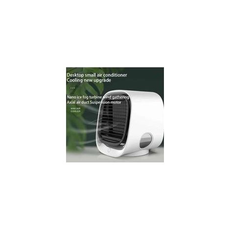 Klimaanlage, Kühlventilator, Mini-Luftkühler mit 3 Geschwindigkeitsstufen, tragbare Klimaanlage mit Nachtlicht, Ventilator (1/5)