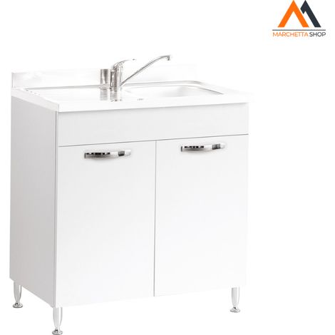 MOBILE SOTTOLAVELLO PER CUCINE COMPONIBILI L.80 x P.50 x H.8
