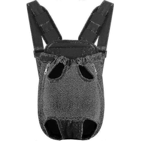 Sac à dos/harnais pour chien, sac à dos ajustable laissant les pattes découvertes, sac de voyage portable pour animaux de compagnie, respirant et confortable, conçu spécifiquement pour les animaux de (1/4)