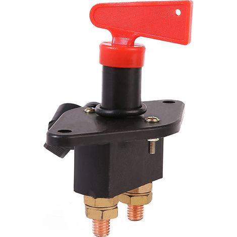 24V 300A automotive main switch, battery switch, knife switch with leakage current protection, pure copper