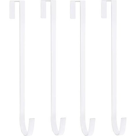 Set di 4 ganci per ghirlande da porta, gancio in acciaio inossidabile da 30 cm per appendere ghirlande natalizie, decorazione per ghirlande da appendere alla porta per matrimoni, casa, ufficio