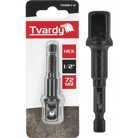 Adattatore a impatto esagonale da 1/2" 72 mm Twardy (1/5)