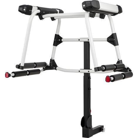 Porte-skis et snowboards sur attelage, compatible récepteur 50 mm, jusqu'à 6 paires de skis ou 4 planches, antivol à clé, sangle de sécurité, inclinaison, protections caoutchouc (1/5)
