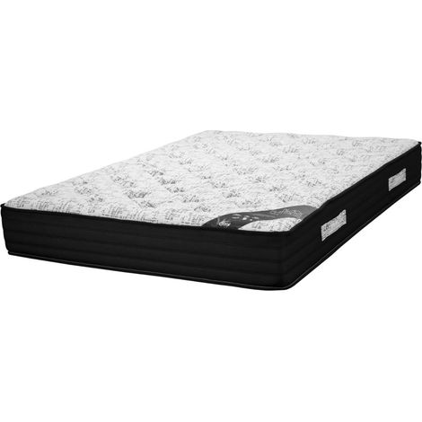 Matelas 160x200 Black Mattress - Ressorts - Hauteur 25 cm - Soutien très ferme (1/5)