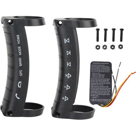 Télécommande universelle pour volant de voiture, boutons de Navigation DVD sans fil, contrôleur (1/5)