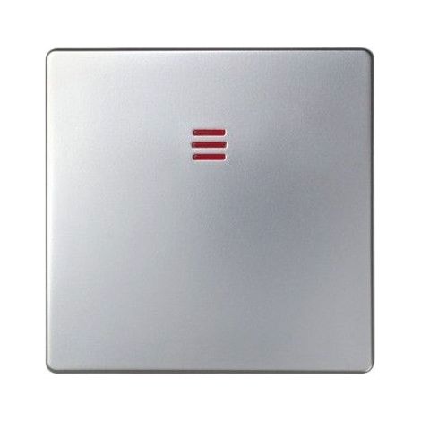 Tecla interruptor conmutador luminoso aluminio SIMON 82011-33