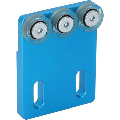 Roue auxiliaire pour plaqueuse de chants, roue de guidage d'alimentation à plaque étroite, accessoires pour plaqueuse de chants, 3 rouleaux de 6,5 cm (1/5)