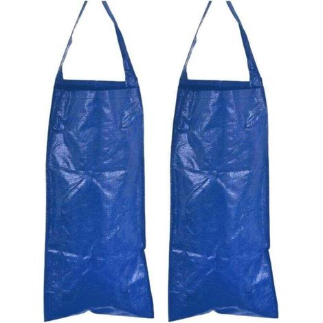 Sac De Plantation - 25 x 60 cm - 4 Trous - Pour Fraisiers Et Plantes En Pot - Extérieur Cour Terrasse Balcon Jardin - Lot De 2 (1/4)