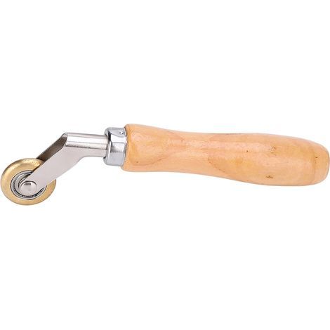 Lntyq Rouleau de Soudage 6 X 30mm, Rouleau de Pression à Main de Anti-Haute Temprature, pour Papier Peint d'Angle Intérieur, Aplatir Membrane Imperméable, Presseur en Silicone Outil de Soudage (1/5)