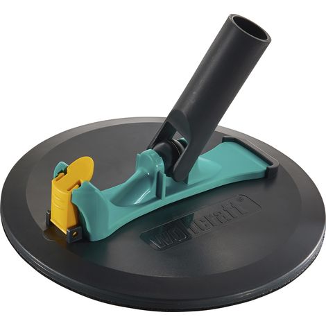 wolfcraft - Kit Ponceuse Rotative 360° avec Manche - Diamètre 225 mm - Pour Plaque de Plâtre - réf. 4011000