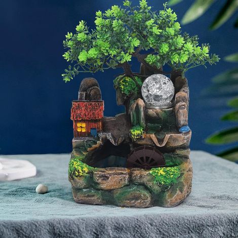 D'IntéRieur Atomisation Fontaine LED Decorative Fontaines Fontaine Bureau Interieur Cascade Fontaine Decorative Fontaine A Eau Interieur Interieur Fontaine Zen Fontaines Table (1/5)