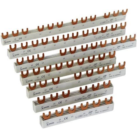Eaton 215638 Barre omnibus Eaton Euro-Vario euro 63 A EVG-1PHAS/6MOD Rail de phase 1 pôle 10 mm² 63 (1/3)