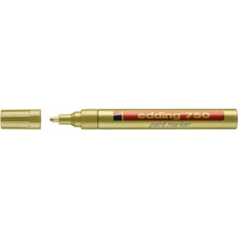 edding Lackmarker 750 4-750053 2-4mm Rundspitze permanent gold