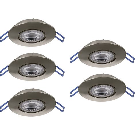 Faretto Incasso Moderno Gedrez Plastiche Grige Trasparente Led 4,9W 2600Lm Ip20
