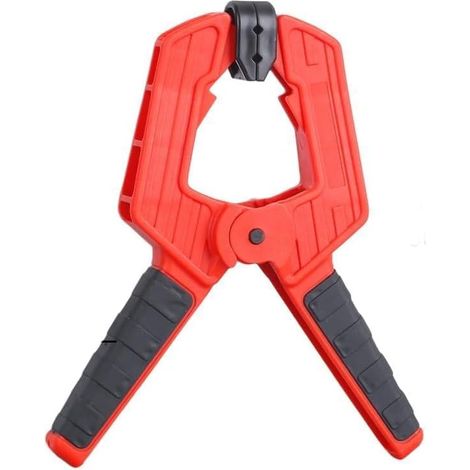 Pince bois, 4", ABS/nylon/caoutchouc, rouge, pour menuiserie (1/5)