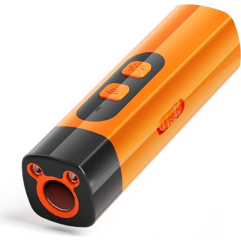 Repelente sónico recargable 2025, transmisor de frecuencia sónica de 25 kHz, dispositivo antiladridos para perros, alcance de 15 m, herramienta profesional de adiestramiento canino.