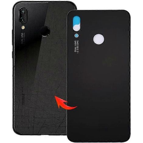 Coque arrière fine noire pour Huawei P20 Lite, protection durable (1/5)