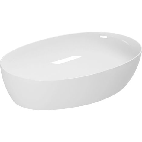 Lavabo suspendu en céramique blanc brillant - Azzurra Ceramica Circle