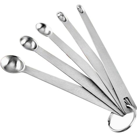 Misurini Colmi Mini – Lotto 5 – In Acciaio Inox – Pasticceria – Misure Specifiche (1/5)