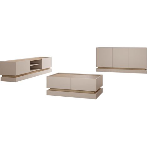 Conjunto de salón Comfivo Tilia, Cachemira + Roble (1/5)
