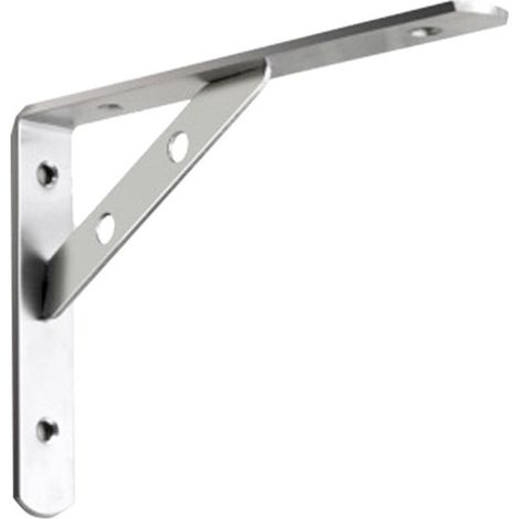 Supports D’Étagère Flottant, Equerre Etagere Murale Triangulaires De 90 Degrés En Acier Inoxydable,, 2 Pcs 15cm (1/3)