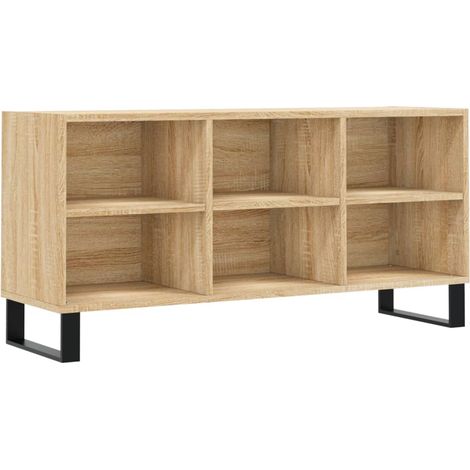 Mobile TV multimediale scaffale TV credenza TV sala da pranzo soggiorno camera da letto rovere Sonoma 1035 x 30 x 50 cm legno ingegnerizzato marrone 020027455