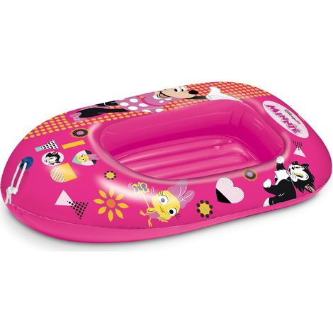 Mondo Toys - MINNIE Boat - Canotto con Base Gonfiabile 112 cm - 16969
