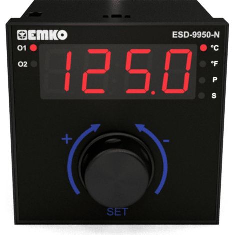 Emko ESD-9950-N 2 punti, P, PI, PD, PID Termostato -200 fino a 1700 °C (L x L x A) 110 x 96 x 96 mm (1/5)