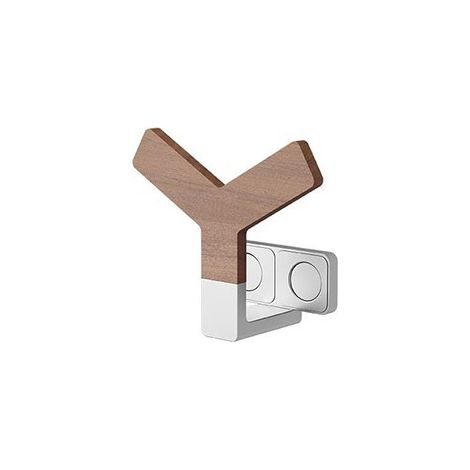 LAZZARINI Appendino Magnetico Per Termoarredo Mod. Y Teak (1/3)