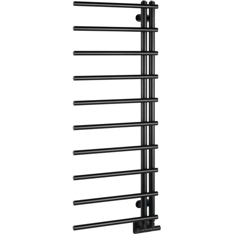 Sapho Calefacción - Elemento de calefacción 120x50 cm, negro mate IR546B