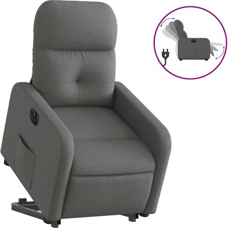 Maison Exclusive - Relaxsessel mit Aufstehhilfe Elektrisch Dunkel