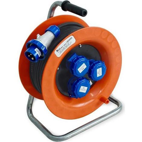 AVVOLGICAVO ELETTRICO CAVO 30mt PROLUNGA AVVOLGIBILE 3500W