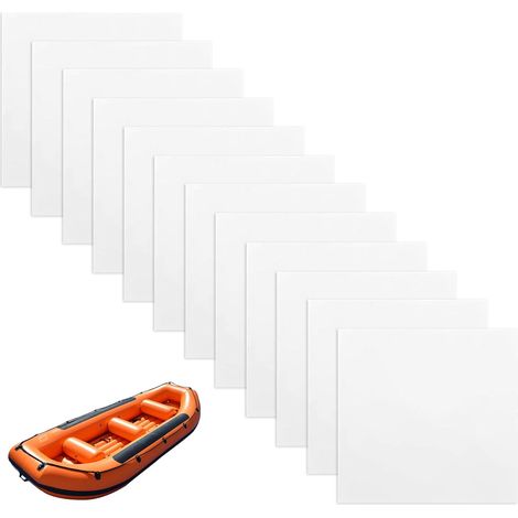 12 PCS Patch Réparation Transparent Imperméable 8.8x8.8cm, Rustine Matelas Gonflable, Rustine Piscine, Kit Réparation Spa Gonflable, Bateau Gonflable, Jacuzzi, Rustine Chambre a Air, Tente (1/5)