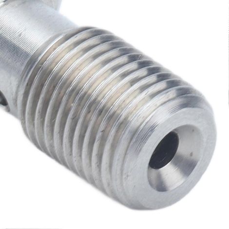 Raccord de vis banjo 0,8 pouce M10x1,0 en acier inoxydable résistant à la corrosion, accessoire pour voiture (1/4)