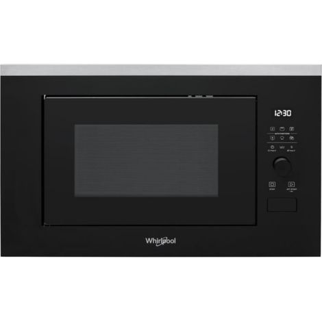 Whirlpool – Micro-ondes encastrable 25L – Puissance 900W – Grill à quartz 1000W – Commande tactile – Dimensions 594x390x379mm (1/3)