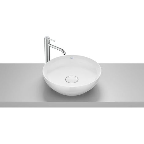 LAVABO SOBRE ENCIMERA BOL DE FINECERAMIC DIÁMETRO 425 BLANCO
