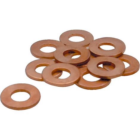 Joints vidange X 6, en cuivre, diamètre 1 4mm - AUTOBEST