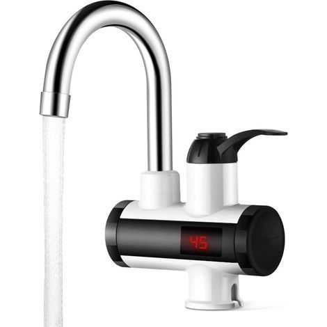 Instant Heater Faucet Electric Kitchen Water Heater Tap Instant Hot Water Faucet Heater Cold Heating Faucet Tankless Water Heater (1/5)