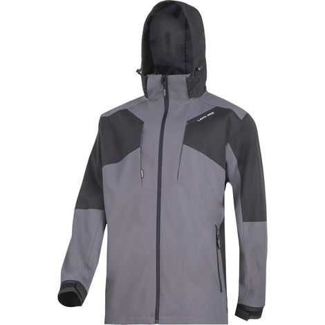 Veste 3 en 1 avec doublure amovible, grise et noire, taille 3XL, marquage CE, Lahti (1/5)