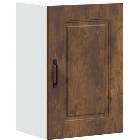 Maison Exclusive - Pensile da Cucina Kalmar Rovere Fumo in Legno Multistrato