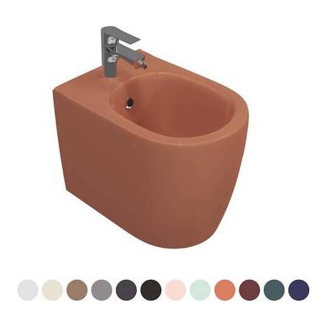 BIDET FILO MURO INFINITY Misura: Er. Rub. Verde petrolio Opaco