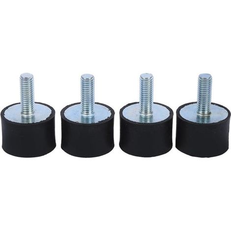 4 supporti in gomma M8, smorzatori antivibranti, bobine silentblock (VD3020 M823) per compressori d'aria, motori, pompe dell'acqua (1/5)
