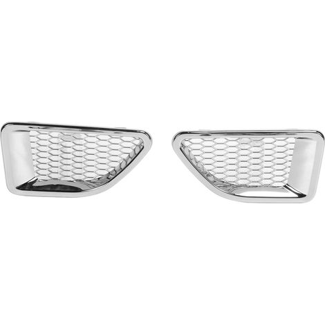 Aile de voiture Grille d'aération latérale Argent Remplacement pour Range Rover Sport L320 2006-2009 (1/5)