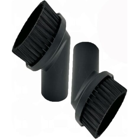 Brosse à poussière,2 Brosses à Poussière 35 mm pour Aspirateur,Brosse Ronde,Accessoire Universel avec Poils Doux en PP,Design Pivotant pour Coins et Surfaces Délicates (1/5)