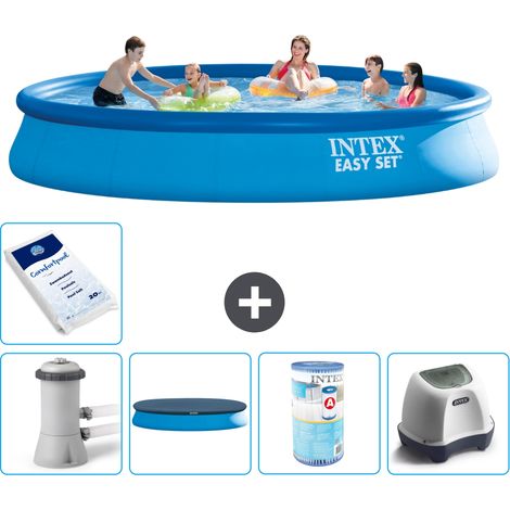 Intex Piscine Easy Set Ronde - 457x84 cm - 6-pièces S31180 (1/5)