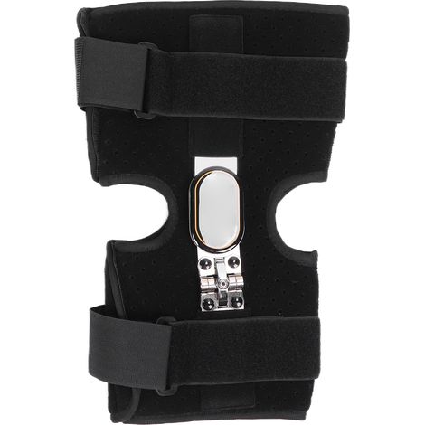 Genouillère réglable avec support latéral articulé pour instabilités ligamentaires et lésions du ménisque, jambe gauche (1/5)