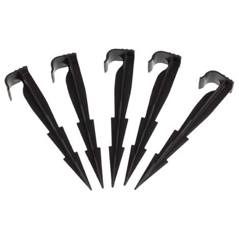 Lot de 50 AquaPEG piquets de Fixation pour Ligne d'égouttement, tuyaux d'irrigation et tuyaux gouteurs