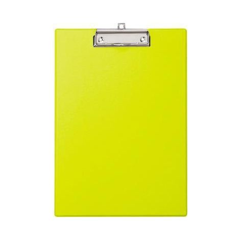 Klemmbrett 22,9 x 31,9 cm (B x H) DIN A4 Karton Material der Kaschierung außen: Polypropylen gelb (1/4)