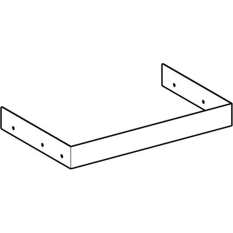 GE Distanzleiste für Unterschrank für Handwaschbecken, Breite 45 cm, weiß