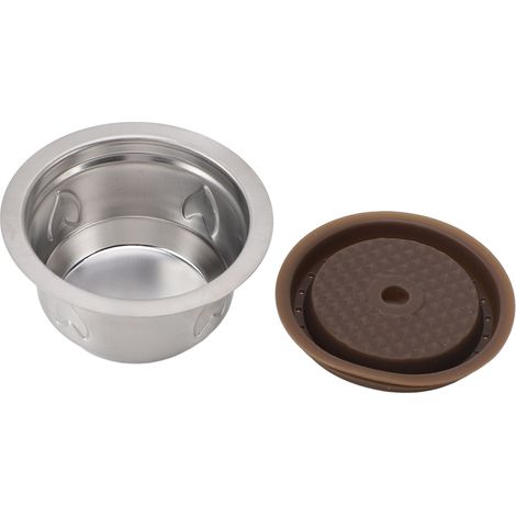 Capsule café rechargeable en acier inoxydable 230 ml dosette réutilisable pour la maison (1/5)